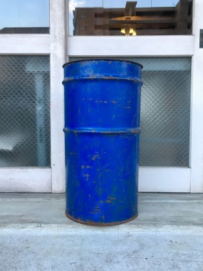 画像2: オイル缶　スノコ　SUNOCO　中型　ドラム缶　トラッシュカン　ダストボックス　アドバタイジング　アンティーク　ビンテージ