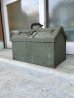 画像1: 1940'S 50'S　ツールボックス　大型　メタルボックス　ミリタリー　アーミー　工具箱　収納ケース　インダストリアル　アンティーク　ビンテージ (1)