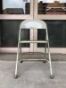 画像2: サムソナイト　SAMSONITE　折り畳み椅子　アイアン　パイプ椅子　1950'S 60’S　フォールディングチェアー　ビンテージ　アンティーク (2)