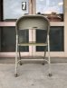 画像4: サムソナイト　SAMSONITE　折り畳み椅子　アイアン　パイプ椅子　1950'S 60’S　フォールディングチェアー　ビンテージ　アンティーク