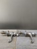 画像4: 1940'S 50'S　水道　蛇口　2本セット　faucet　TAP　水栓　ビンテージプランビング　レバーハンドル　COLD　HOT　真鍮　クロムメッキ　カバード　アンティーク　ビンテージ