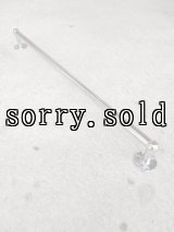 1940'S 50'S　タオルハンガー　丸パイプ　大型　タオル掛け　タオルバー　壁付け　メタル　ブラス　クロムメッキ　アンティーク　ビンテージ