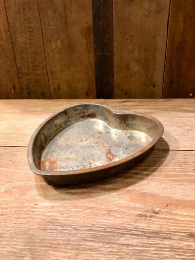 画像9: ハート型　ハートマーク　heart pan　モールド　型　スチール トレイ　小物入れ　テーブルソーター　アクセサリートレイ　ショップ什器　アンティーク　ビンテージ