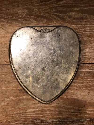 画像4: ハート型　ハートマーク　heart pan　モールド　型　スチール トレイ　小物入れ　テーブルソーター　アクセサリートレイ　ショップ什器　アンティーク　ビンテージ