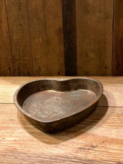 画像5: ハート型　ハートマーク　heart pan　モールド　型　スチール トレイ　小物入れ　テーブルソーター　アクセサリートレイ　ショップ什器　アンティーク　ビンテージ