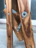 画像6: ウッドステップラダー　はしご　木製脚立　小型　変則　2段　ツールトレイ付　アンティーク　ビンテージ