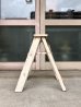 画像5: ウッドステップラダー　シャビーシック　ミルクホワイト　はしご　木製脚立　小型　3段　アンティーク　ビンテージ