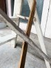 画像9: ウッドステップラダー　シャビーシック　ミルクホワイト　はしご　木製脚立　小型　3段　アンティーク　ビンテージ