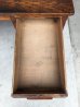 画像11: 1920'S 30'S　大型　オフィスデスク　wood desk　木製デスク　ウッドテーブル　ウッドデスク　3段ドロワー　シャビーシック　店舗什器　アンティーク　ビンテージ