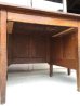 画像19: 1920'S 30'S　大型　オフィスデスク　wood desk　木製デスク　ウッドテーブル　ウッドデスク　3段ドロワー　シャビーシック　店舗什器　アンティーク　ビンテージ