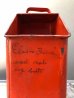 画像1: オイル缶カスタマイズ　ツールボックス　フラワーベース　プランター　ダストボックス　tin buckets　trash can　トラッシュカン　バケツ　シャビー　ゴミ箱　サインペイント　アンティーク　ビンテージ (1)