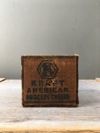 画像2: 1930'S 40'S 50'S　CHEESE CRATE　チーズBOX　チーズクレート　ショップカード　ホルダー　名刺入れ　WINDSOR　KRAFT AMERICAN　ウッドボックス　ミニ 木箱　チーズボックス　アドバタイジング　アンティーク　ビンテージ