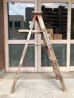 画像3: ウッド　ステップラダー　ラダー　はしご　梯子　木製　脚立　大型　5段　スプラッターペイント　ペンキ　シャビーシック　アンティーク　ビンテージ