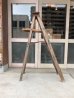 画像3: ウッド　ステップラダー　ラダー　はしご　梯子　木製　脚立　大型　5段　シャビーシック　アンティーク　ビンテージ