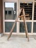 画像5: ウッド　ステップラダー　ラダー　はしご　梯子　木製　脚立　大型　5段　シャビーシック　アンティーク　ビンテージ