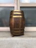 画像5: BAR　洋酒　重厚　ウッドバレル　樽　ウイスキー樽　ビア樽　ウイスキーバレル　ビールバレル　ウッド×ブラス　真鍮　ショップディスプレイ　店舗什器　アンブレラスタンド　傘立て　アンティーク　ビンテージ