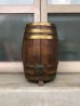 画像6: BAR　洋酒　重厚　ウッドバレル　樽　ウイスキー樽　ビア樽　ウイスキーバレル　ビールバレル　ウッド×ブラス　真鍮　ショップディスプレイ　店舗什器　アンブレラスタンド　傘立て　アンティーク　ビンテージ