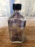 画像4: 1920'S 30'S　INK BOTTLE　インクボトル　2本セット　瓶　クリアーガラス　メジャー　蓋付　アンティーク　ビンテージ