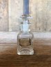 画像4: 1920'S 30'S　ミニ　メディスンボトル　気泡　瓶　クリアーガラス　ガラス蓋付き　アンティーク　ビンテージ