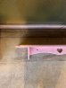 画像8: ウォールシェルフ　ファンシー　ピンク　ハート　shelf　飾棚　壁付けシェルフ　陳列棚　店舗什器　ビンテージ