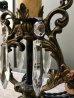 画像9: 1920’S 30'S　ヴィクトリアン　テーブルライト　ナイトランプ　シャンデリア　ガラスドロップ　クリスタル　2PCS SET　ペア　1灯　燭台モチーフ　ボタニカル装飾　アンティーク　ビンテージ