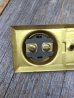 画像6: 1930'S 40'S　KEIL　NEW YORK　ブザー　プッシュボタン　プッシュベル　ドアベル　トリプルボタン　真鍮　ベークライト　デッドストック　アンティーク　ビンテージ