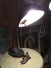 画像2: 1930'S 40'S　インダストリアル　デスクランプ　タスクランプ　1灯　スチール　アイアン　アンティーク　ビンテージ (2)