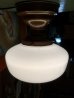 画像18: 1930'S 40'S　ミルクガラスシェード　シーリングライト　フラッシュマウント　1灯　スクールハウスシーリング　スチール　ミルクガラス　アンティーク　ビンテージ