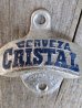 画像6: 1960'S 70'S　ウォールマウント　ボトルオープナー　栓抜き　cervesa cristal　star X　アメリカ製　ウォールデコ　ウォールオーナメント　アイアン　アンティーク　ビンテージ