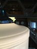 画像8: 1920'S 30'S　レア　フラットボトム　ヘヴィーミルクガラスシェード　ペンダントランプ　シーリングライト　1灯　スクールハウスシーリング　大型　アールデコ　クロムメッキ　アンティーク　ビンテージ