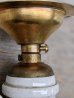 画像10: 1930'S　BRYANT　MADE IN USA　シンプル　ソケットライト　スポットライト　ショーウインドー灯　シーリングマウントブラケットライト　1灯　真鍮　ポーセリン　インダストリアル　エクセレントコンディション　アンティーク　ビンテージ