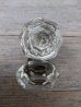 画像5: 1910'S 20'S　アーリーセンチュリー　取っ手　取手　中型　キャビネットノブ　ドロワープル　クリアガラス　ブラス　真鍮　2pcs set　アンティーク　ビンテージ