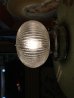 画像7: 1930'S 1940'S　シーリングライト　1灯　リブドクリアガラスシェード　ジェリーフィッシュシェイプ　フラッシュマウント　クロムメッキ　スイッチ付き　アンティーク　ビンテージ
