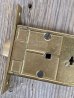 画像6: 1950'S 60's　YALE　night latch　rim lock　ナイトラッチ　デッドロック　キー付き　錠前　鍵　デッドストック　真鍮　鉄　アンティーク　ビンテージ