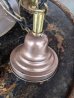 画像15: 1920'S30'S　アールデコ　シーリングライト　パンランプ　3灯　シャンデリア　真鍮　ベアバルブ　スイッチ付　ソケットサラウンド　装飾　アンティーク　ビンテージ