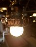 画像3: 1920'S30'S　アールデコ　シーリングライト　パンランプ　ARROW　3灯　シャンデリア　真鍮　ベアバルブ　スイッチ付　ソケットサラウンド　装飾　アンティーク　ビンテージ