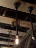 画像5: 1910'S 20'S　アーリーセンチュリー　ペア　2pcs/set.　インダストリアル　シーリングライト　332 F.E.CO. CHICAGO　シンプル　1灯　アイアン　真鍮　銅メッキ　ポーセリンソケット　エクセレントコンディション　アンティーク　ビンテージ