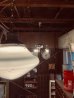 画像6: 1920'S 30'S　レア　ペンシル型　スタッド型　ミルクガラスシェード　ペンダントランプ　シーリングライト　1灯　スクールハウスシーリング　中型　アーツ＆クラフツ　シャビーシック　スチール　アイアン　アンティーク　ビンテージ