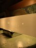 画像1: 1950’S　ミッドセンチュリー　パウダールームランプ　アトミック　幾何学柄?!　フィフティーズ　ウォールランプ　シーリングライト　ムードランプ　シェードランプ　間接照明　ガラス　スチール　クロムメッキ　2灯　アンティーク　ビンテージ (1)
