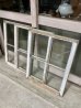 画像2: 1900'S 1910'S 1920'S 1930'S　shabby chic　シャビーシック　木枠ガラス 窓　 4分割　木製　ミルキー　ホワイト　アンティーク　ビンテージ (2)
