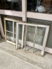 画像2: 1900'S 1910'S 1920'S 1930'S　shabby chic　シャビーシック　木枠ガラス 窓　 4分割&3分割　木製　ミルキー　ホワイト　アンティーク　ビンテージ (2)