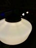 画像6: 1930'S　ミルクガラスシェード　ペンダントランプ　シーリングライト　1灯　スクールハウスシーリング　大型　アーツ＆クラフツ　シャビーシック　スチール　アイアン　アンティーク　ビンテージ