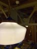 画像5: 1930'S　ミルクガラスシェード　ペンダントランプ　シーリングライト　1灯　スクールハウスシーリング　大型　アーツ＆クラフツ　シャビーシック　スチール　アイアン　アンティーク　ビンテージ