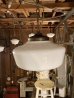 画像15: 1930'S　ミルクガラスシェード　ペンダントランプ　シーリングライト　1灯　スクールハウスシーリング　大型　アーツ＆クラフツ　シャビーシック　スチール　アイアン　アンティーク　ビンテージ