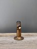 画像5: 1920'S 30'S　ドアストッパー　レア　首振り　フレキシブル　戸当り　戸当たりゴム付　大型　ヘヴィーデューティー　真鍮　銅メッキ　アンティーク　ビンテージ