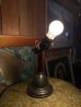 画像15: 1890'S 1900’S　WEBER　レア　アーリーセンチュリー　ガス エレクトリック デュプレックスモデル　ミュータント　1灯　ベアバルブ　ウォールマウントブラケットライト　真鍮　銅メッキ　ガスバルブ付　アンティーク　ビンテージ