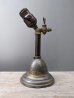 画像4: 1890'S 1900’S　WEBER　レア　アーリーセンチュリー　ガス エレクトリック デュプレックスモデル　ミュータント　1灯　ベアバルブ　ウォールマウントブラケットライト　真鍮　銅メッキ　ガスバルブ付　アンティーク　ビンテージ