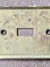 画像5: 1920 30's　スイッチプレート　アメリカ　真鍮　ヘヴィーブラス　1口　トグルスイッチ　BRYANT　無記名　アンティーク　ビンテージ