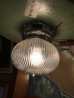 画像5: 1930'S 1940'S　シーリングライト　1灯　リブドクリアガラスシェード　ジェリーフィッシュシェイプ　フラッシュマウント　クロムメッキ　スイッチ付き　アンティーク　ビンテージ