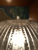 画像2: 1930'S 1940'S　シーリングライト　1灯　リブドクリアガラスシェード　ジェリーフィッシュシェイプ　フラッシュマウント　クロムメッキ　スイッチ付き　アンティーク　ビンテージ (2)
